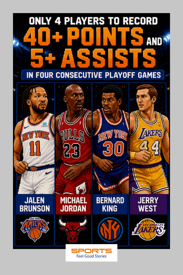 Brunson joins Jordan, West and King on prestigious list.