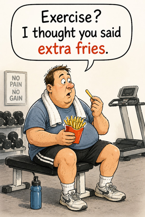 Exercise - I thought you said Extra Fries.