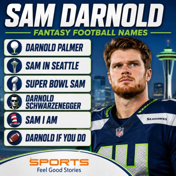 Best Sam Darnold Fantasy Football Names.