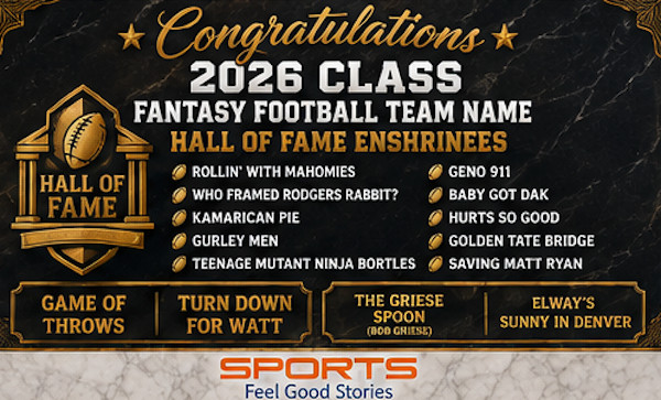Congratulations Hall of Fame Enshrinees.