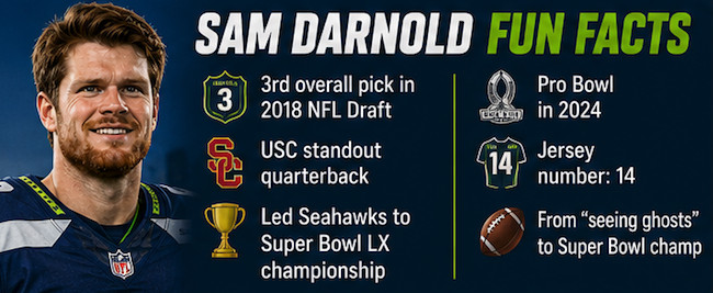 Darnold Fun Facts.