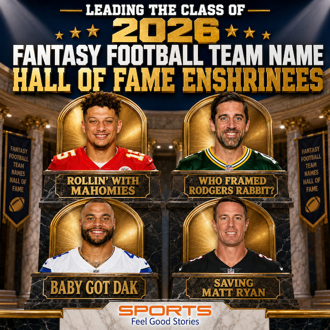 Fantasy Football Team Names Hall of Fame 2026.