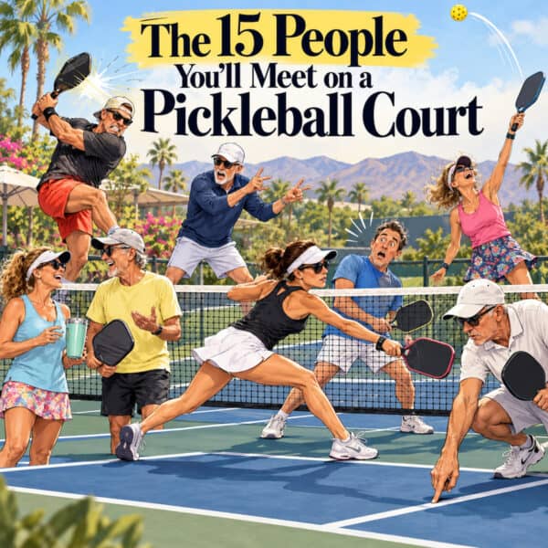 15 people you'll meet on the pickleball court.