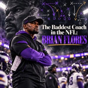 The Baddest Coach Brian Flores.